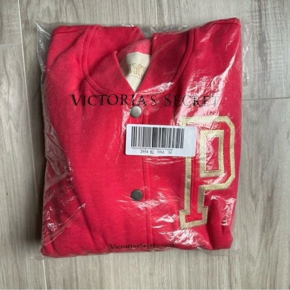 Victoria's Secret Sequin Sleeve Varsity Jacket - Picture 15 of 16